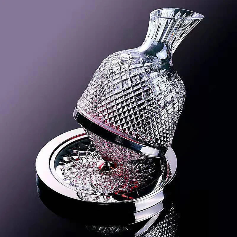 Decanter rotativo 360° de vidro
