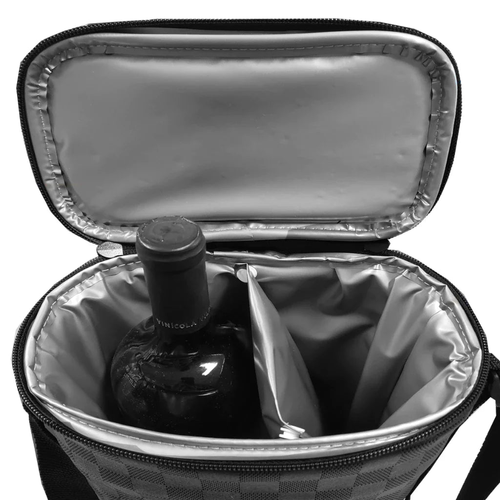 Bolsa térmica para bebidas - comporta até 2 garrafas