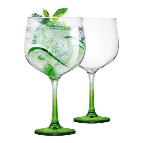 Kit 2 Taças Gin Tonica Drinks Festa Vidro Colors 650ml