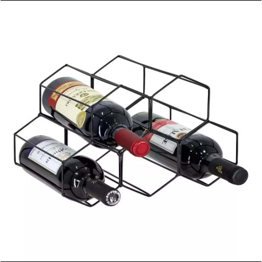 Adega aramado para Vinho - Estilo colmeia