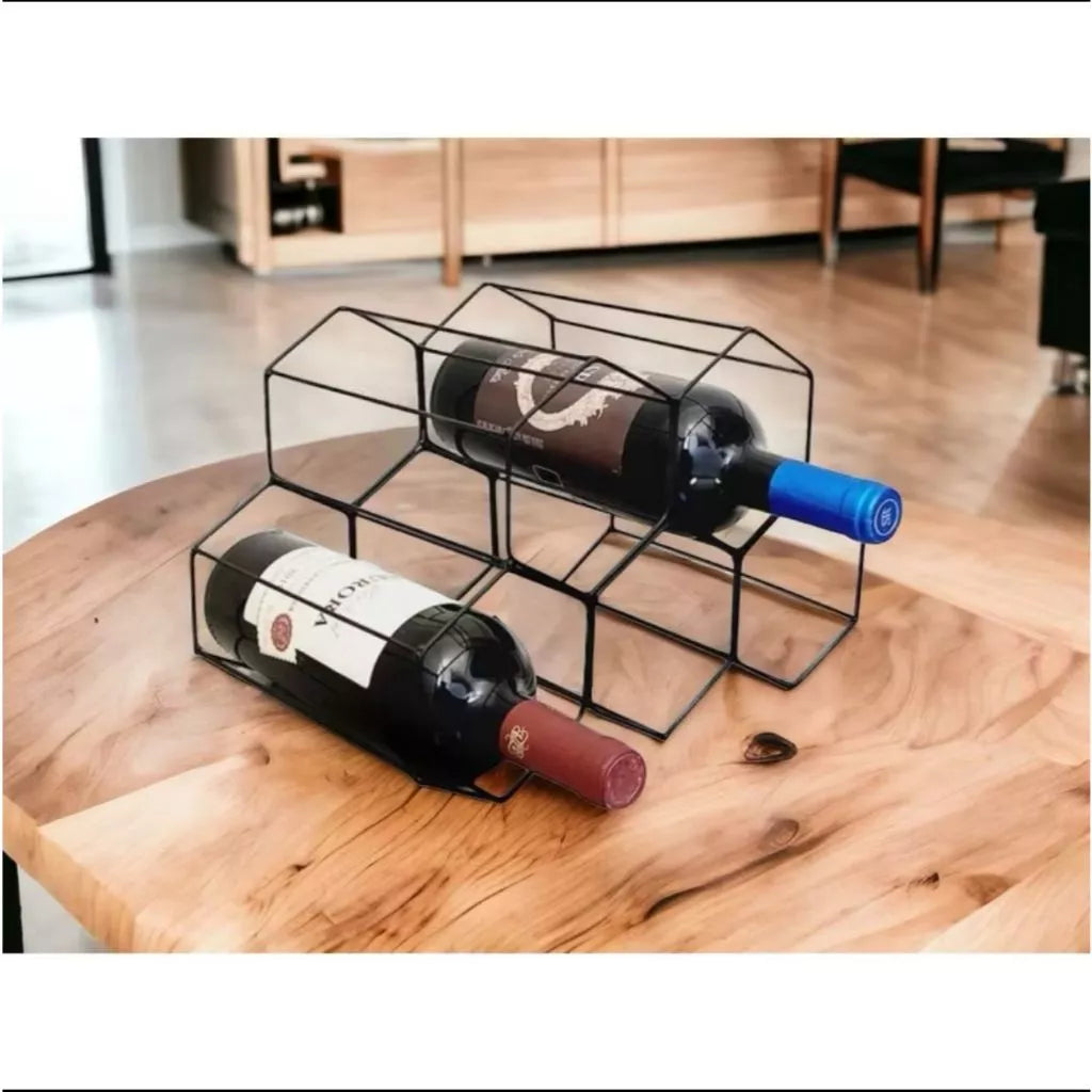 Adega aramado para Vinho - Estilo colmeia