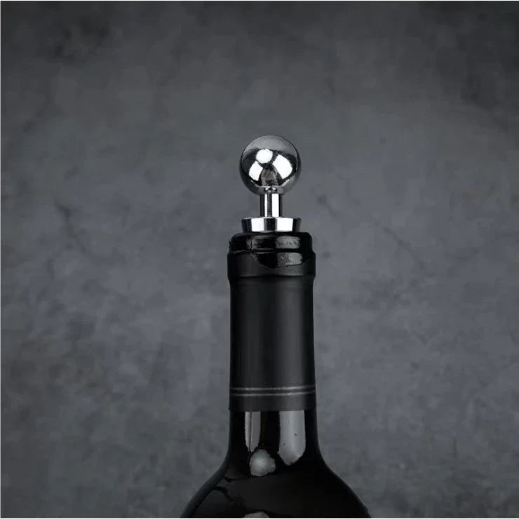 Tampa para garrafa de vinho inox