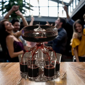 Dispenser de vinho + conjunto de 6 copinhos