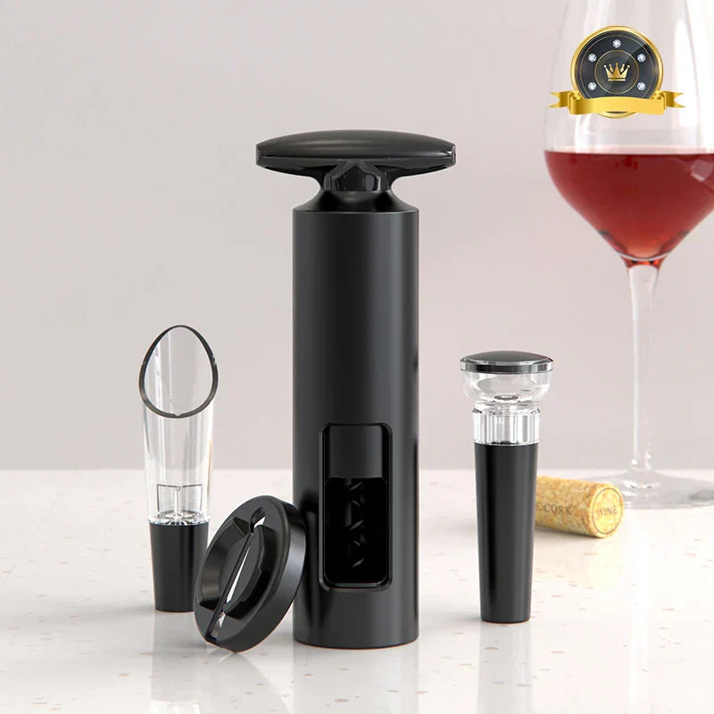 Kit abridor de vinho + mini dosador