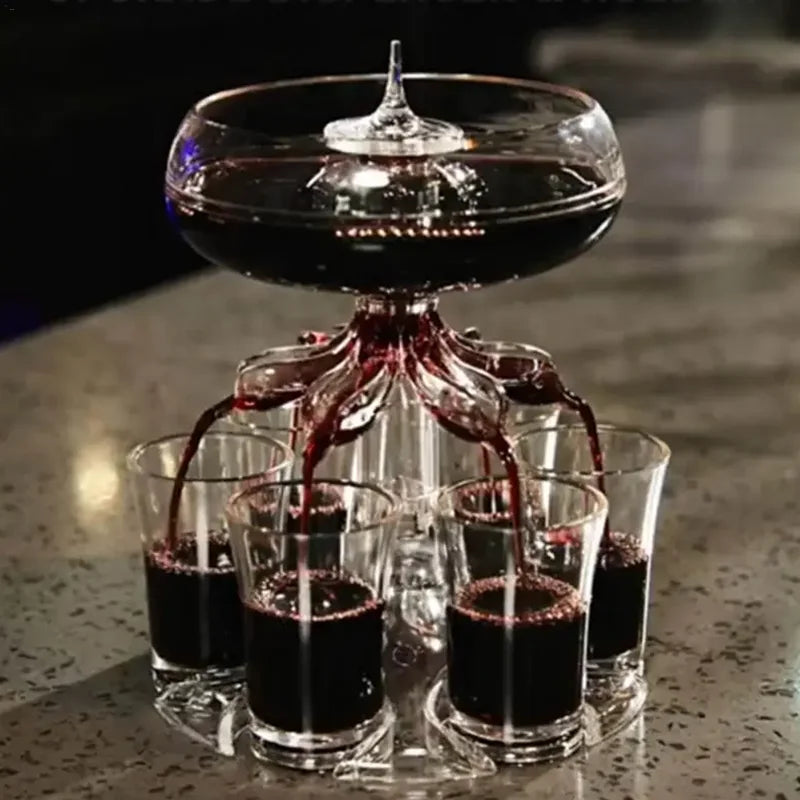 Dispenser de vinho + conjunto de 6 copinhos