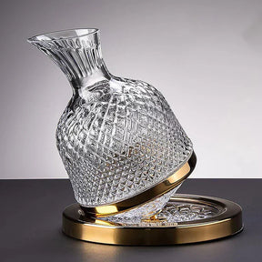 Decanter rotativo 360° de vidro