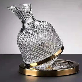 Decanter rotativo 360° de vidro