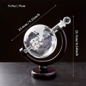 Decanter de Vinho em Forma de Globo Terrestre 600ml