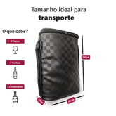Bolsa térmica para bebidas - comporta até 2 garrafas