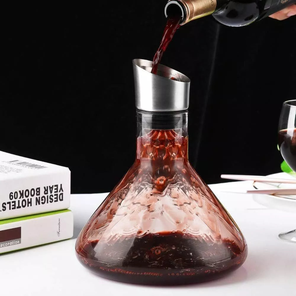 Decantador de vinho Cascata Cristal