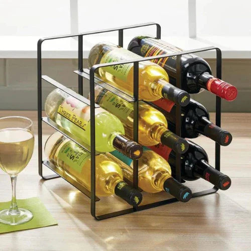 Mini adega organizadora de vinho