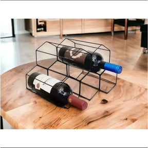Adega aramado para Vinho - Estilo colmeia