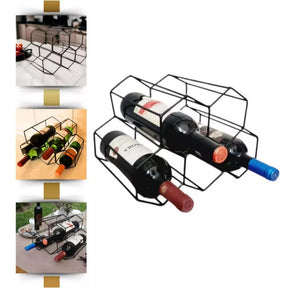 Adega aramado para Vinho - Estilo colmeia