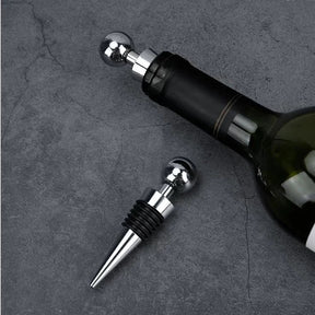 Tampa para garrafa de vinho inox