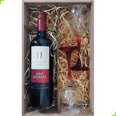 Caixa de vinho para presente e decoração em MDF