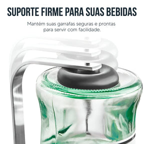 Porta Bebidas Dispenser Dosador Giratório 4